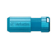 VERBATIM Flash Disk 16GB Hi-Speed Store 'n' Go, Pinstripe, USB 2.0, Caribbean modrá