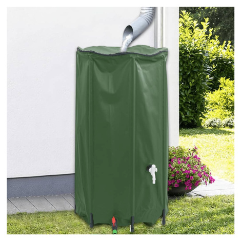 vidaXL Nádrž na vodu s kohútikom skladacia 380 l PVC