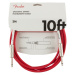 Fender Original Series 10' Instrument Cable Fiesta Red