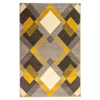 Kusový koberec Hand Carved Nimbus Grey/Ochre - 200x290 cm Flair Rugs koberce