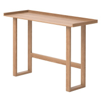Písací stôl z masívneho dubového dreva Wireworks Slim