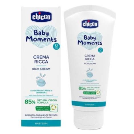 CHICCO Krém vyživujúci Baby Moments 85% prírodných zložiek 100ml, 0m+