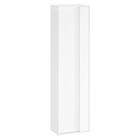 Kúpeľňová skrinka vysoká Ravak Step 43x160x29 cm biela/biela lesk X000001430