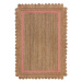 Kusový koberec Grace Jute Natural/Pink - 120x170 cm Flair Rugs koberce