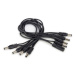 Rockboard Flat Daisy Chain Cable - 8 Outputs, Straight