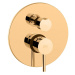Sprchová batéria Paffoni Light vrátane podomietkového telesa zlatá LIG018HG
