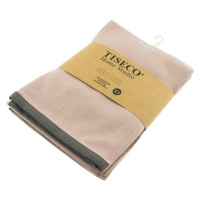 Súprava 3 béžových bavlnených utierok Tiseco Home Studio, 50 × 70 cm