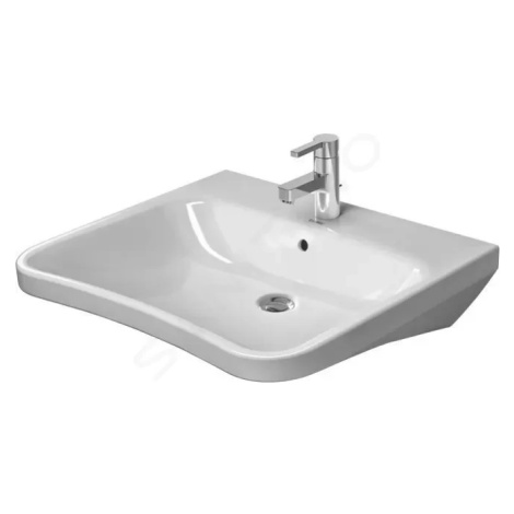 DURAVIT - DuraStyle Umývadlo, 650 mm x 570 mm, s prepadom, biele 2329650000