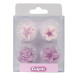 Cukrová dekorácia fialové kvetiny 12 ks - Culpitt