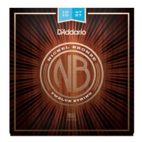 D'Addario NB1047-12 Nikel Bronze Acoustic Light 12-String