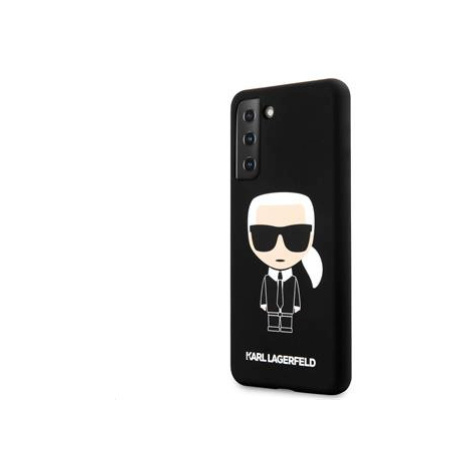 Puzdro Karl Lagerfeld KLHCS21MSLFKBK na Samsung Galax S21 Plus 5G Iconic Full Body čierne