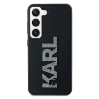 Kryt Karl Lagerfeld KLHCS23L3DMBKCK S23 Ultra S918 black hardcase 3D Rubber Glitter Logo (KLHCS2