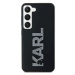 Kryt Karl Lagerfeld KLHCS23L3DMBKCK S23 Ultra S918 black hardcase 3D Rubber Glitter Logo (KLHCS2