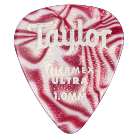 Taylor Premium Darktone Thermex Ultra Picks 351 Ruby Swirl 1.0