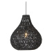Retro závesná lampa čierna 45 cm - Lina Drop