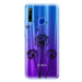 Odolné silikónové puzdro iSaprio - Three Dandelions - black - Huawei Honor 20 Lite