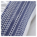 Biele/modré bavlnené obliečky na dvojlôžko 200x200 cm Remy Embroidery – Bianca