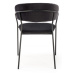 Designová stolička Peva čierna