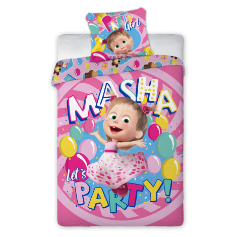 Obliecky Disney Máša a Medveď 140x200cm+90x70cm Faro