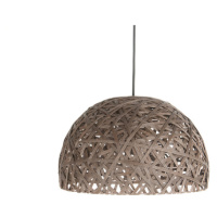 Závesná lampa Leitmotiv Nest dome large dark brown, 40cm