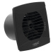 CATA - UC-12 TH kúpeľňový ventilátor axiálny s automatom, 12W, potrubie 120, čierna 01302200