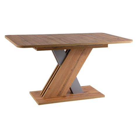 Rozkladací jedálenský stôl EXEL Dub wotan,Rozkladací jedálenský stôl EXEL Dub wotan Signal