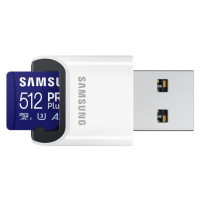 Samsung micro SDXC 512GB PRO Plus + USB adaptér