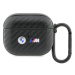 Púzdro BMW AirPods 3 gen cover Back Carbon Double Metal Logo (BMA3WMPUCA2)