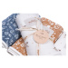 Tmavomodrá detská deka z bio bavlny 110x140 cm Organic - Malomi Kids