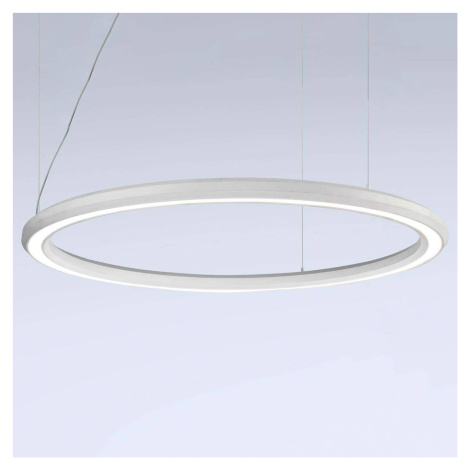 LED závesné svietidlo Materica spodné Ø 120 cm biele Marchetti