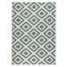 Zeleno-krémový vonkajší koberec NORTHRUGS Malta, 120 x 170 cm