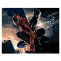 Diamantové maľovanie - SPIDERMAN DVE STRANY Rámovanie: vypnuté plátno na rám, Rozmer: 40x50 cm