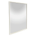 Zrkadlo Naturel Oxo v bielom ráme, 60x80 cm, ALUZ6080B