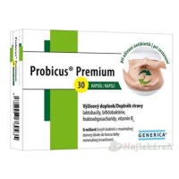 GENERICA Probicus Premium na zlepšenie trávenia, cps 1x30 ks