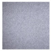 Kusový koberec Quick step šedý čtverec - 150x150 cm Vopi koberce