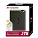 Transcend 2TB StoreJet 25M3C SLIM HDD šedozelený