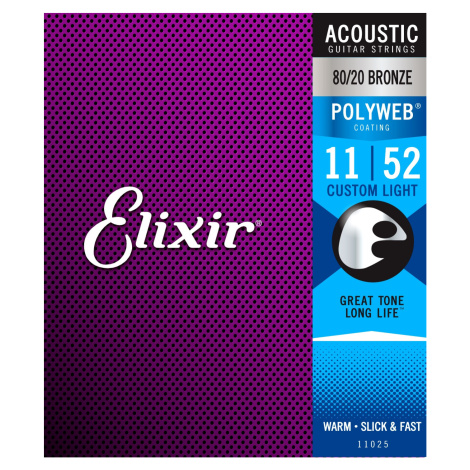 Elixir Polyweb 80/20 Bronze Custom Light