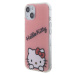 Plastové puzdro Hello Kitty na Apple iPhone 13 HKHCP13MHKDSP IML Daydreaming Logo ružové