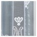 Biela žakarová záclona MATYLDA 310x160 cm
