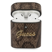 Puzdro Guess Airpods Pro GUACAPPUSNSMLBR Python Collection hnedé