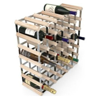 RTA stojan na 42 fliaš vína, prírodná borovica – pozinkovaná oceľ/rozložený