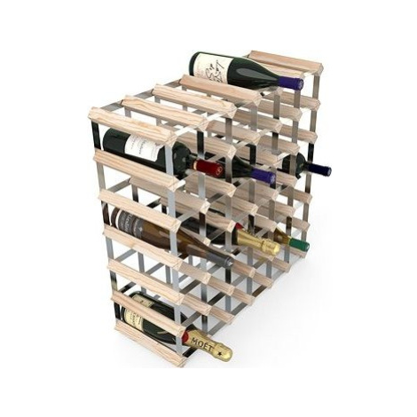 RTA stojan na 42 fliaš vína, prírodná borovica – pozinkovaná oceľ/rozložený RTA Global