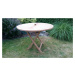 TEXIM RAFA - okrúhlý skladací stôl z teaku