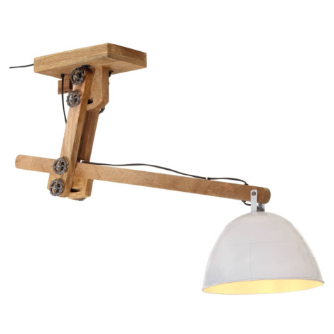 vidaXL Závesná lampa 25 W biela 105x30x65-108cm E27