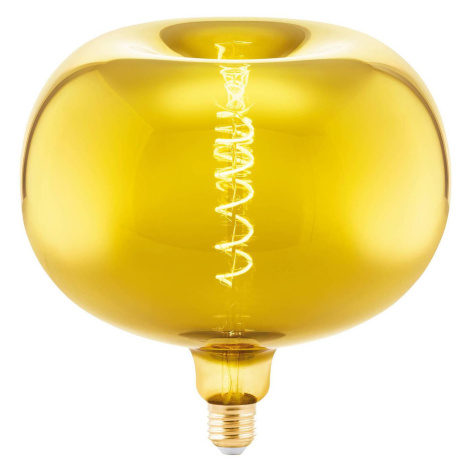 LED žiarovka E27 4W Big Size jablko filament zlatá EGLO