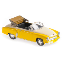 1:43 WARTBURG A 311 CABRIOLET - 1958 - YELLOW/WHIT