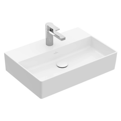 Villeroy & Boch Memento 2.0 umyvadlo 600x420 mm, s přepadem, otvor pro baterii, CeramicPlus, alp