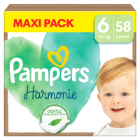 PAMPERS Harmonie Baby veľ.6, 58 ks