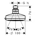Hansgrohe Croma 100, hlavová sprcha Vario EcoSmart, chrómová, HAN-28462000