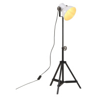 vidaXL Podlahová lampa 25 W biela 35x35x65/95 cm E27